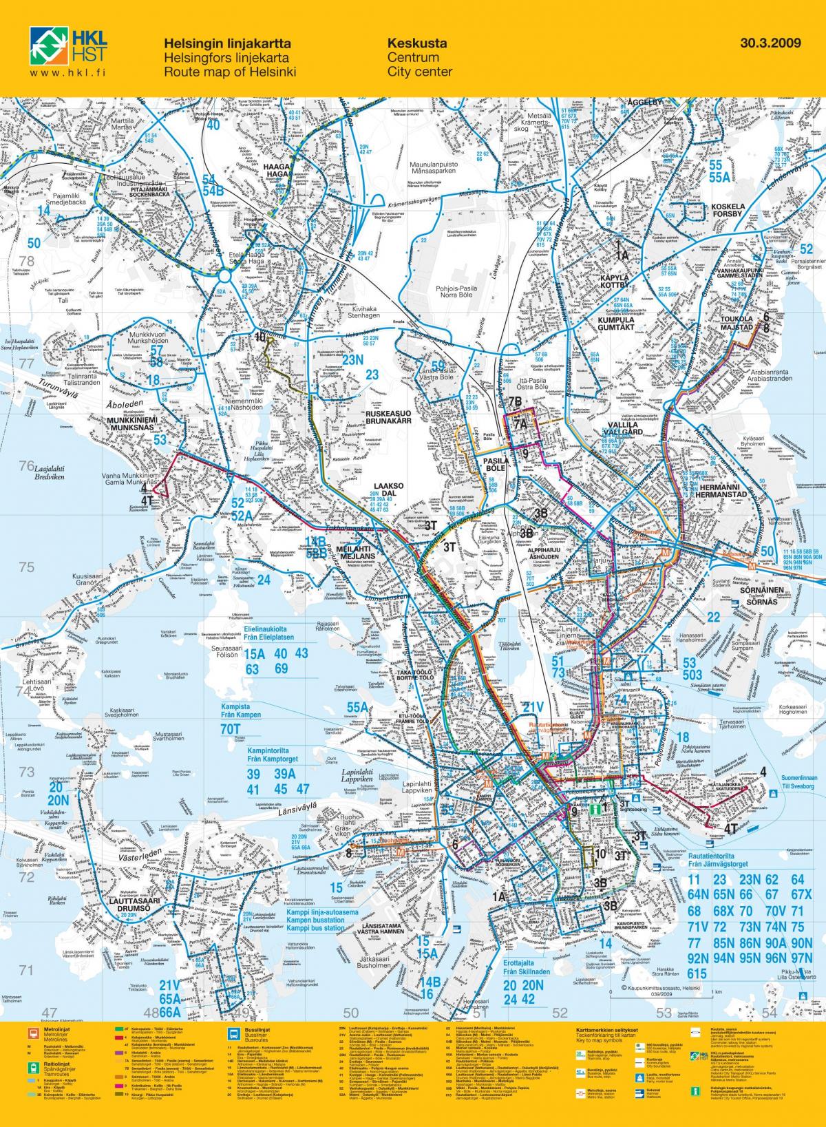 赫尔辛基汽车站地图